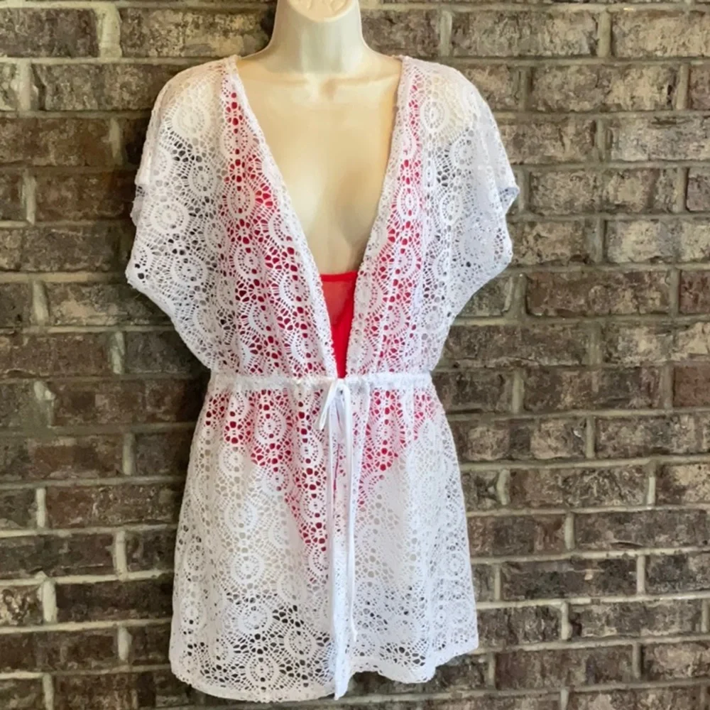 4👗👚🩳👖👙X 20 ARUBA BLUE swimsuit cover up dress size L - Picture 2 of 7